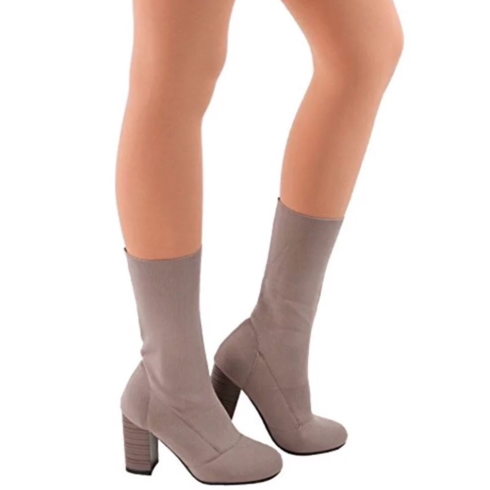 High Heel Sock Booties